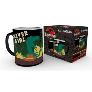 JURASSIC PARK - Mug heat change - 320ml - Clever Girl