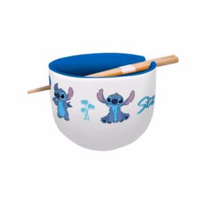 Lilo & Stitch Bol para Ramen con Palillos Stitch