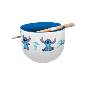 Lilo & Stitch Bol para Ramen con Palillos Stitch