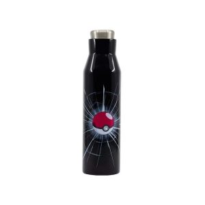 Pokemon Botella de Agua Pokemon Trainer Negra