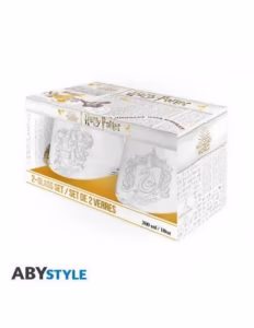 Harry Potter 2 Glass Set - Gryffindor & Slytherin
