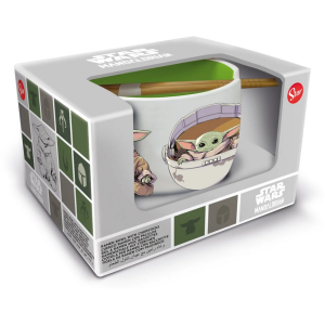 Star Wars: The Mandalorian Bol para Ramen con Palillos Grogu