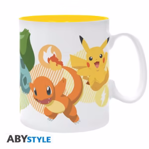 POKEMON- Taza - 460 ml - Pikachu and starters