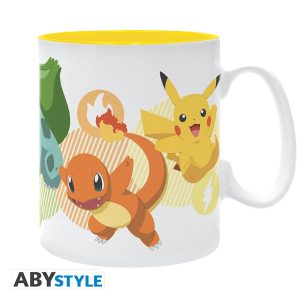 POKEMON- Taza - 460 ml - Pikachu and starters