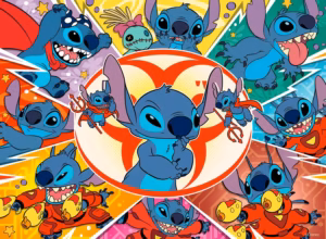 Puzzle Ravensburger Stitch Disney XXL de 100 Piezas
