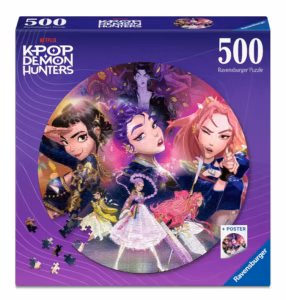 KPop Demon Hunters Puzzle Redondo For the fans! (500 Piezas)