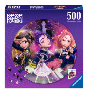 KPop Demon Hunters Puzzle Redondo For the fans! (500 Piezas)