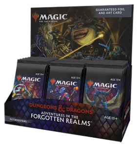 MTG - Caja de Set Boosters D&D: Adventures in the Forgotten Realms (inglés)