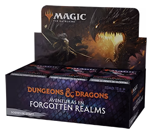MTG - Caja de sobres de Draft D&D: Aventuras en Forgotten Realms (español)