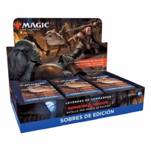 MTG - Caja Sobres de Edición D&D Batalla por la Puerta de Baldur (18) (ES)