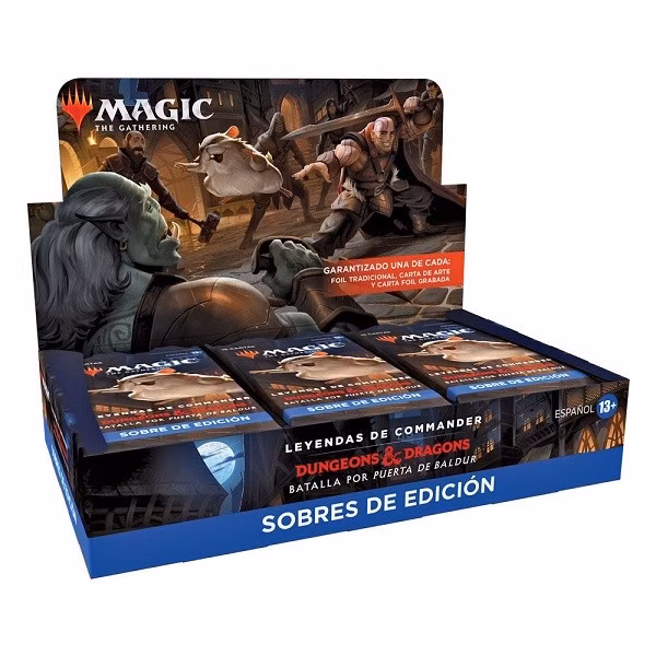 MTG - Caja Sobres de Edición D&D Batalla por la Puerta de Baldur (18) (ES)