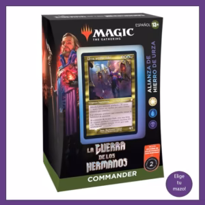 MTG - Mazo de Commander La Guerra de Los Hermanos Alianza de Hierro de Urza ESPAÑOL