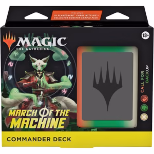 MTG- Mazo Commander Marcha de las Máquinas Call for Backup