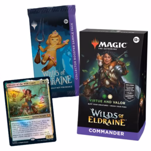 MTG - Mazo Commander Las Tierras Salvajes de Eldraine Virtue and Valor