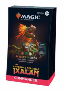 MTG - Mazo de Commander Las Cavernas Perdidas de Ixalan - Acelerasaurios (Español)
