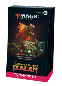 MTG - Mazo de Commander Las Cavernas Perdidas de Ixalan - Acelerasaurios (Español)
