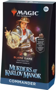 MTG - Mazo de Commander Asesinatos en la Mansión Karlov - Blame Game (Inglés)