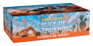 MTG - Caja de sobres de Juego Forajidos de Cruce de Truenos INGLES