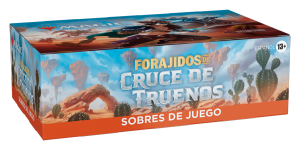 MTG - Caja de sobres de Juego Forajidos de Cruce de Truenos INGLES