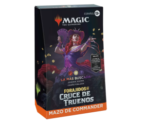 MTG - Mazo de Commander Forajidos de Cruce de Truenos - La Más Buscada (Español)