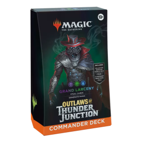 MTG - Mazo de Commander Forajidos de Cruce de Truenos - Grand Larceny (Inglés)