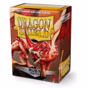 Fundas Standard Dragon Shield Matte Ruby - Paquete de 100