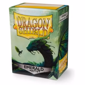 Fundas Standard Dragon Shield Matte Emerald - Paquete de 100