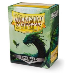 Fundas Standard Dragon Shield Matte Emerald - Paquete de 100