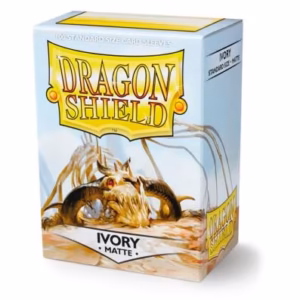 Fundas Standard Dragon Shield Matte Ivory - Paquete de 100
