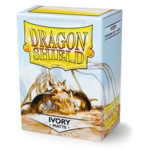 Fundas Standard Dragon Shield Matte Ivory - Paquete de 100