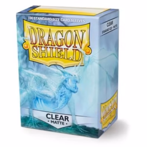 Fundas Standard Dragon Shield Matte Clear - Paquete de 100