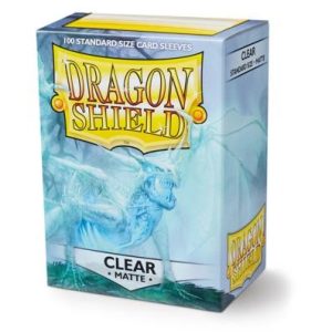 Fundas Standard Dragon Shield Matte Clear - Paquete de 100