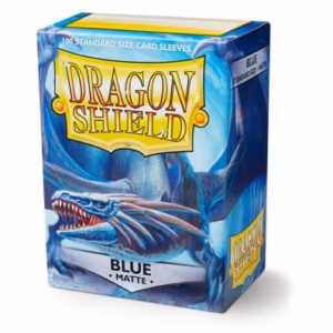 Fundas Standard Dragon Shield Matte Blue - Paquete de 100