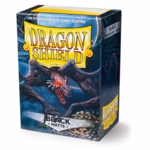 Fundas Standard Dragon Shield Matte Black - Paquete de 100