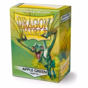 Fundas Standard Dragon Shield Matte Apple Green - Paquete de 100