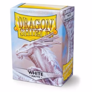 Fundas Standard Dragon Shield Matte White - Paquete De 100