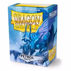 Fundas Standard Dragon Shield Matte Petrol - Paquete de 100
