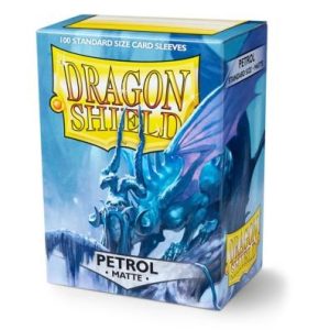 Fundas Standard Dragon Shield Matte Petrol - Paquete de 100
