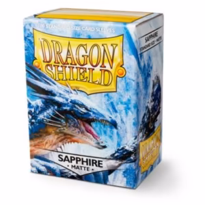 Fundas Standard Dragon Shield Matte Sapphire - Paquete de 100