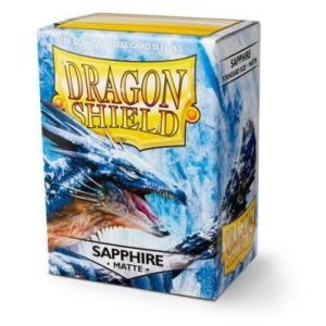 Fundas Standard Dragon Shield Matte Sapphire - Paquete de 100