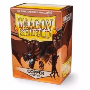 Fundas Standard Dragon Shield Matte Copper - Paquete de 100