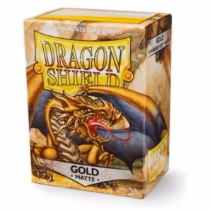 Fundas Standard Dragon Shield Matte Gold - Paquete de 100