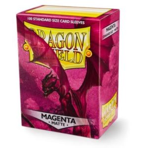 Fundas Standard Dragon Shield Matte Magenta - Paquete de 100