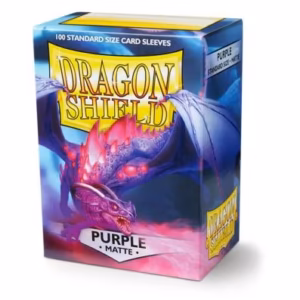 Fundas Standard Dragon Shield Matte Purple - Paquete de 100