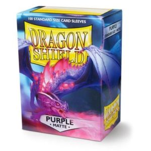 Fundas Standard Dragon Shield Matte Purple - Paquete de 100