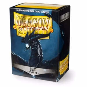 Fundas Standard Dragon Shield Matte Jet - Paquete de 100