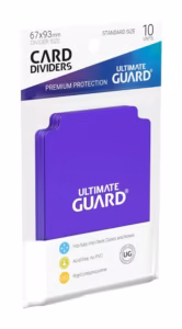 Ultimate Guard Card Dividers Tarjetas Separadoras para Cartas Tamaño Estándar Violeta (10)