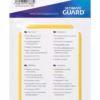 Ultimate Guard Card Dividers Tarjetas Separadoras para Cartas Tamaño Estándar Amarillo (10) - imagen 2