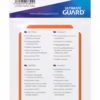 Ultimate Guard Card Dividers Tarjetas Separadoras para Cartas Tamaño Estándar Naranja (10) - imagen 2