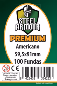 100 Fundas tamaño Asia Premium (59,5x91mm)